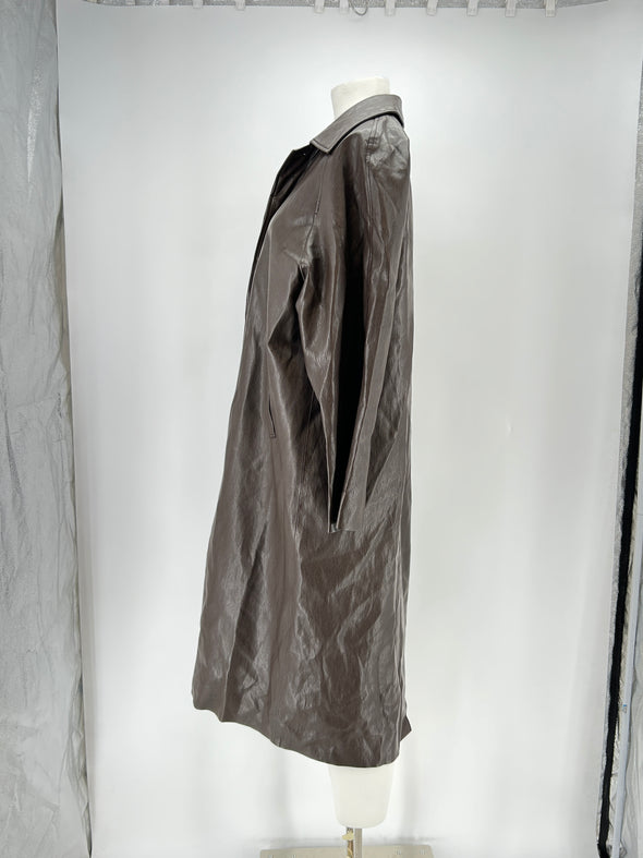 Manteau en cuir synthétique