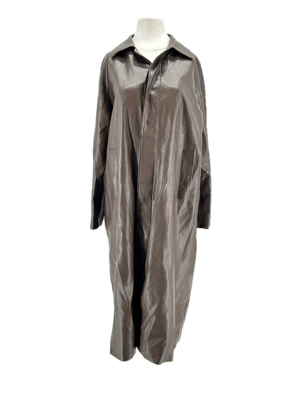 Manteau en cuir synthétique