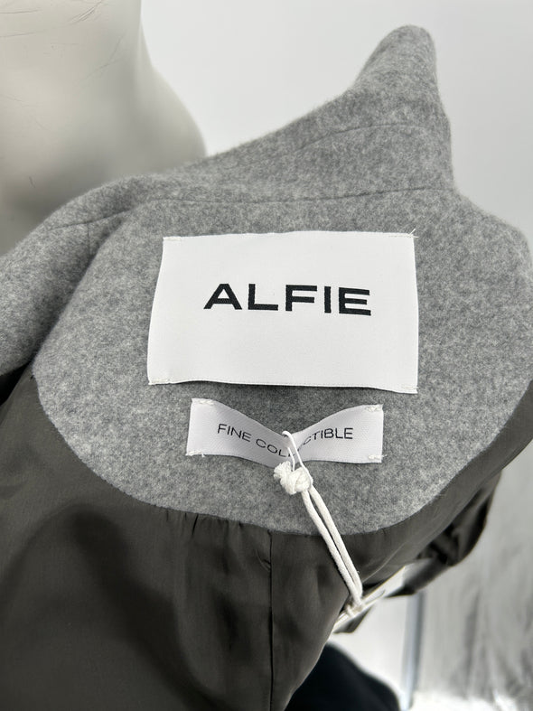 Manteau "Evie" en cachemire gris