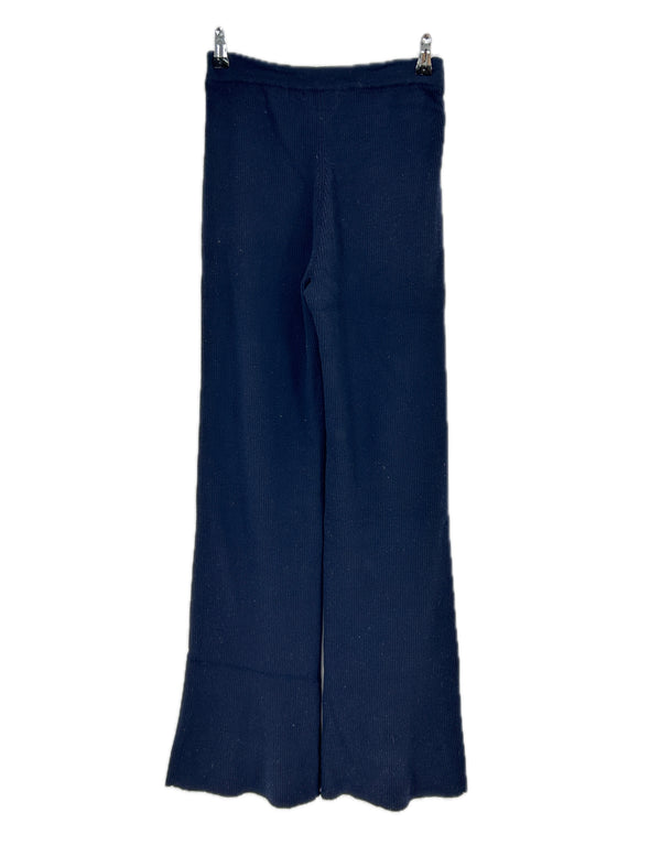 Pantalon en laine marine