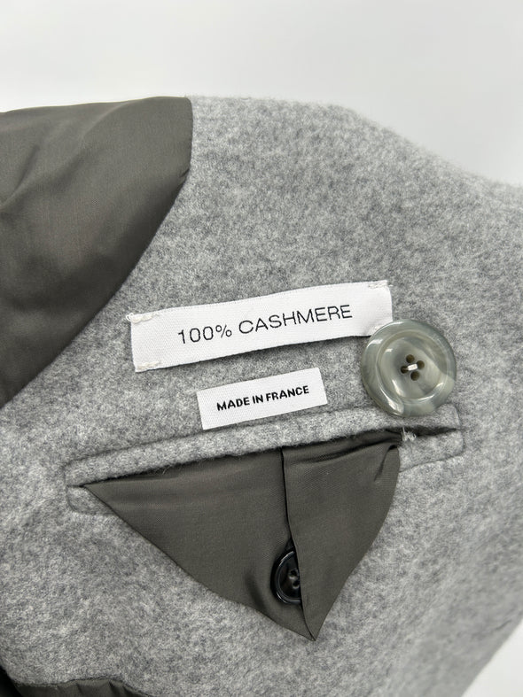 Manteau "Evie" en cachemire gris