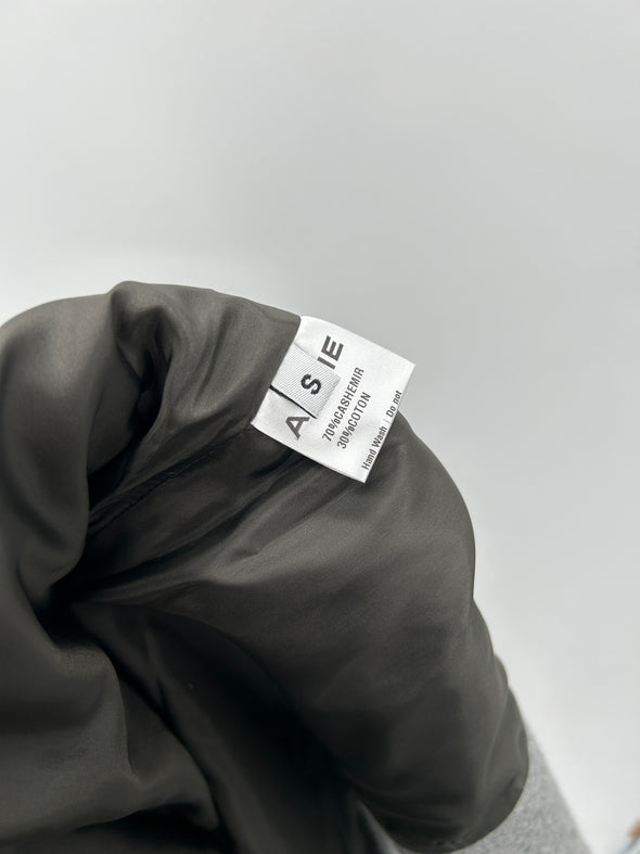 Manteau "Evie" en cachemire gris