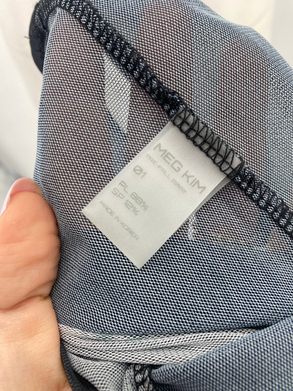 Top manches longues transparent