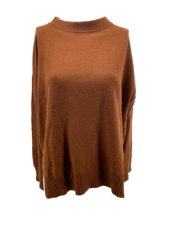 Pull en cachemire "Spano" marron