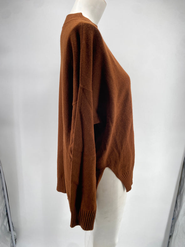 Pull en cachemire "Spano" marron