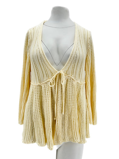 Cardigan jaune