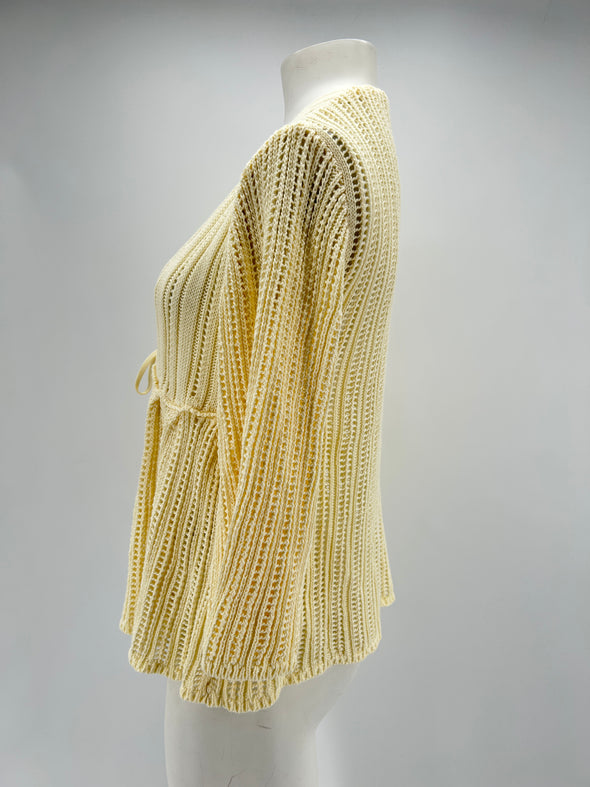 Cardigan jaune