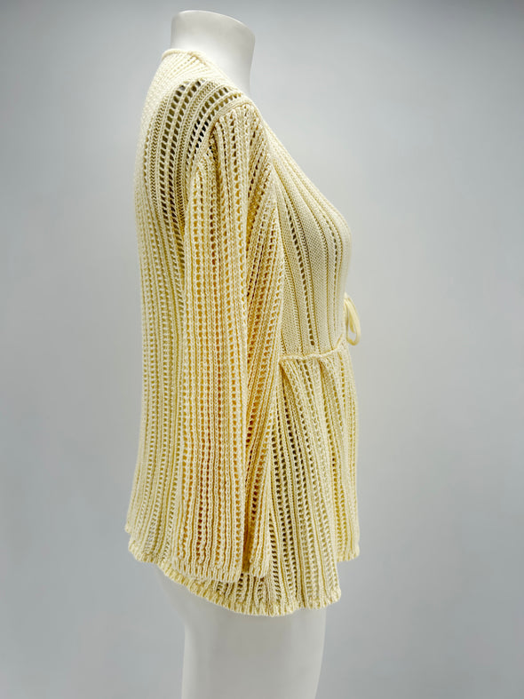 Cardigan jaune