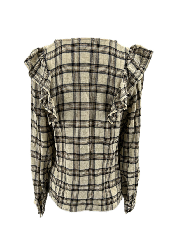 Blouse à carreaux