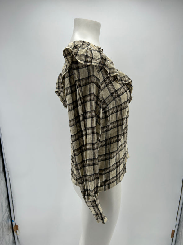 Blouse à carreaux