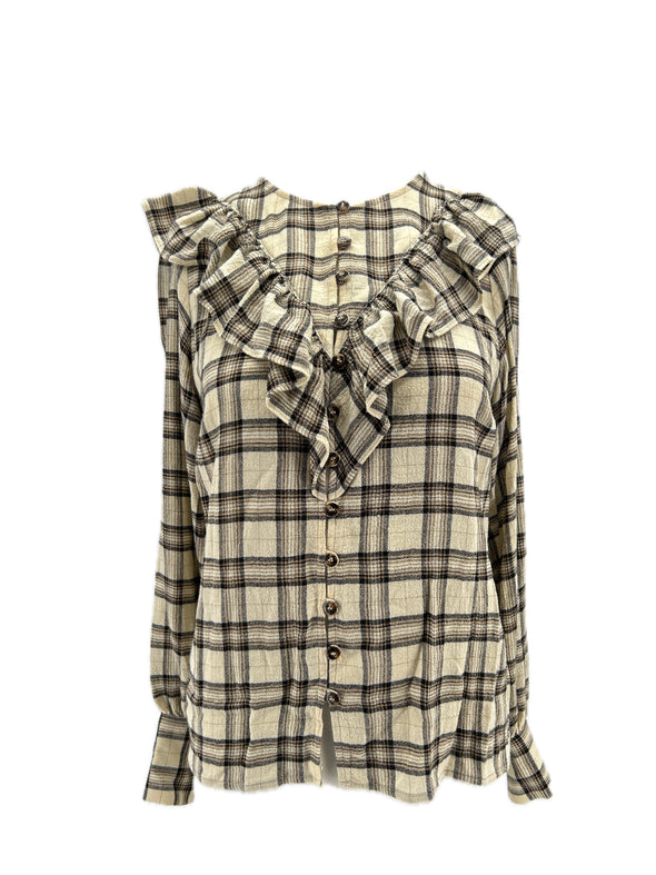 Blouse à carreaux