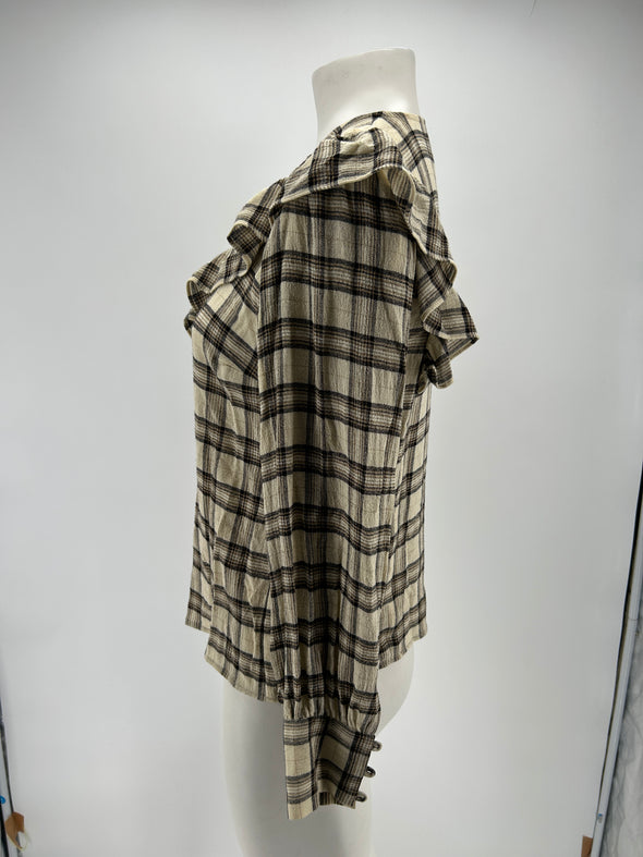 Blouse à carreaux