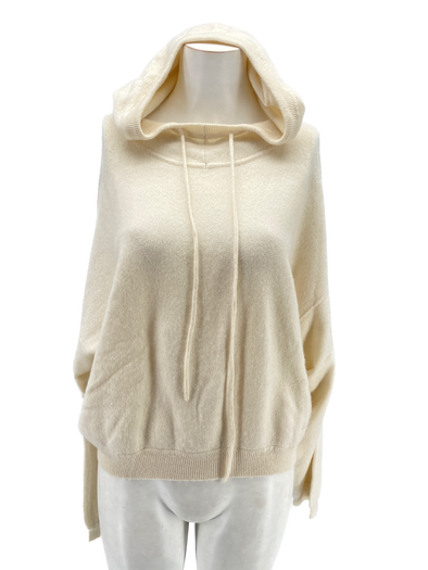 Pull à capuche en cachemire