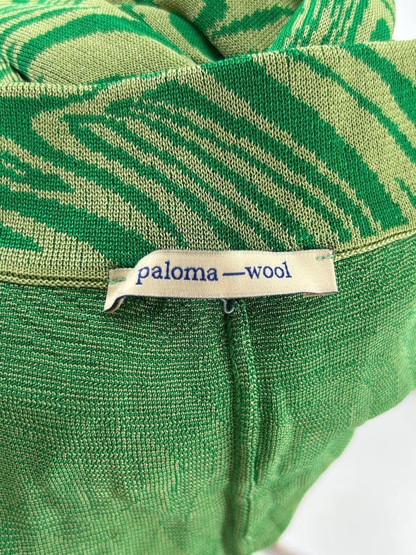 Pantalon vert imprimé