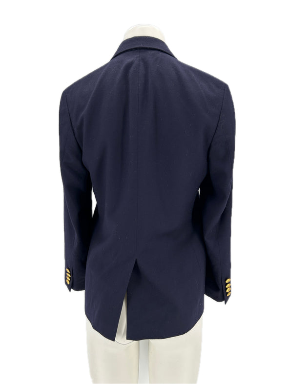 Blazer en laine marine