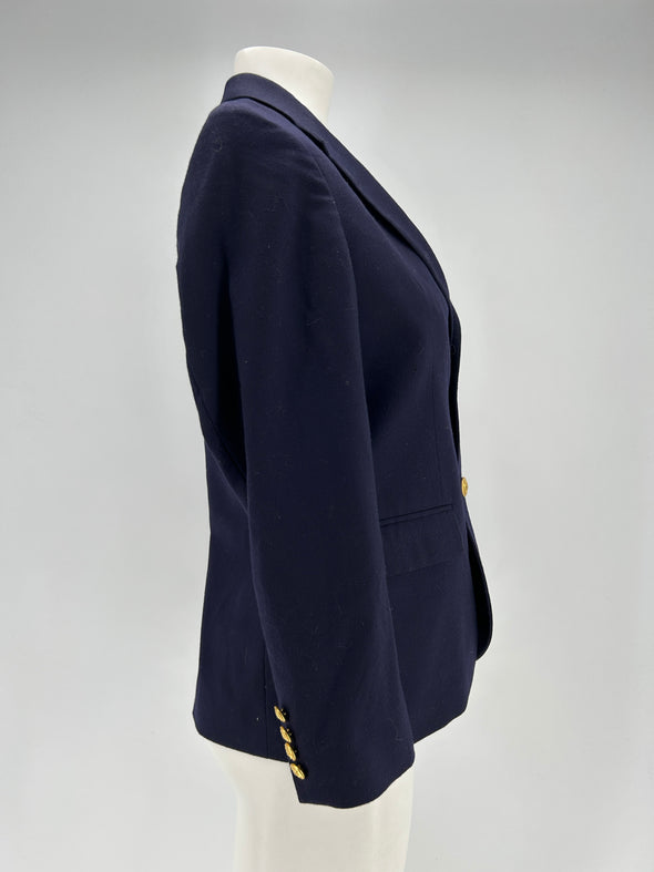 Blazer en laine marine