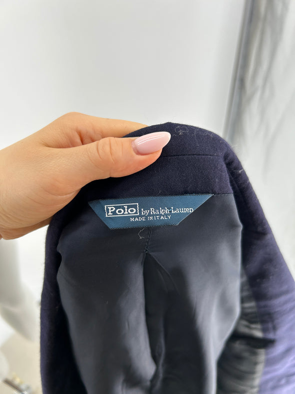 Blazer en laine marine
