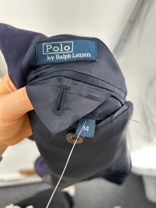 Blazer en laine marine