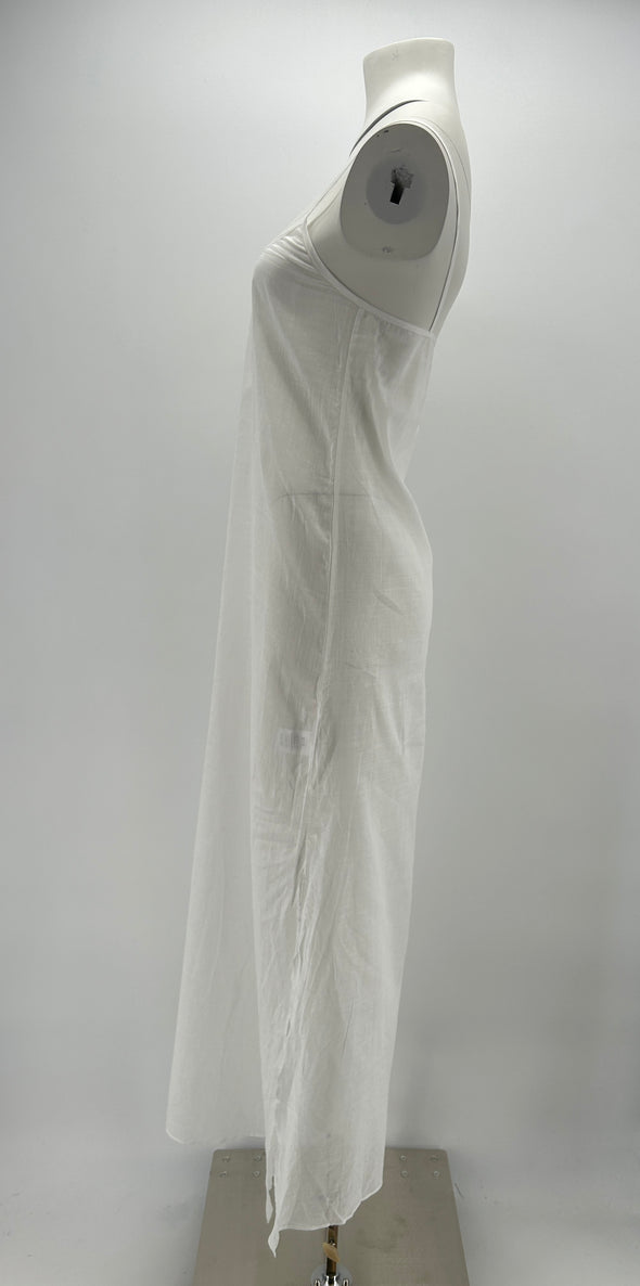 Robe longue blanche