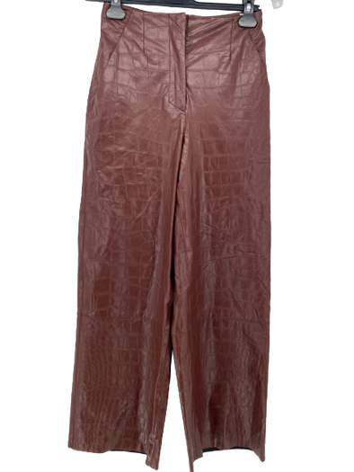 Pantalon en cuir vegan