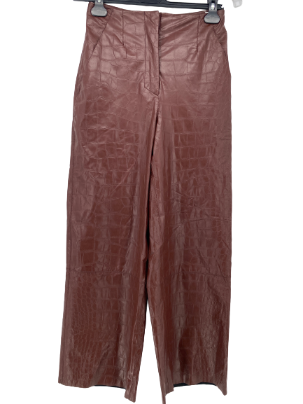 Pantalon en cuir vegan