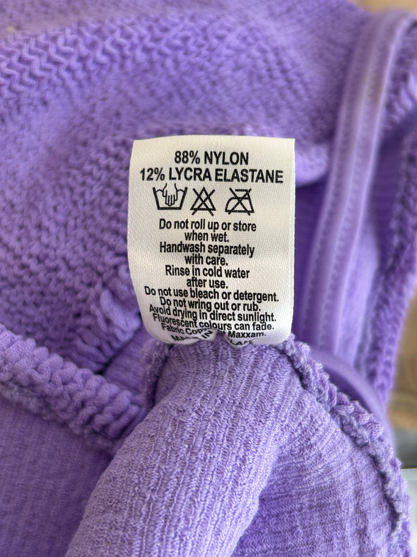 Haut de maillot de bain violet