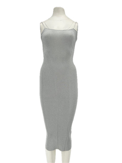 Robe argentée