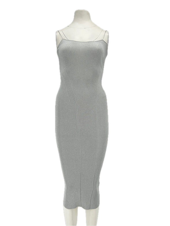 Robe argentée