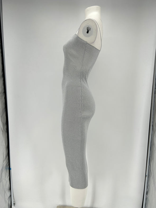 Robe argentée
