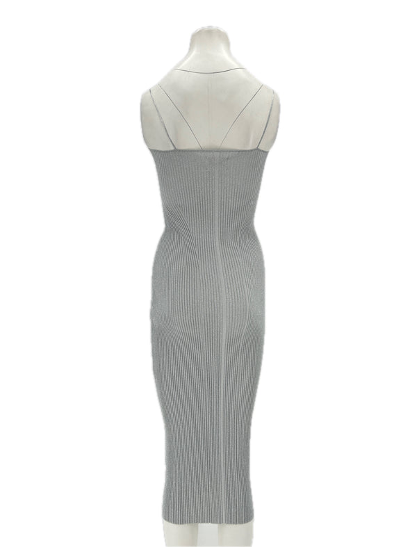 Robe argentée