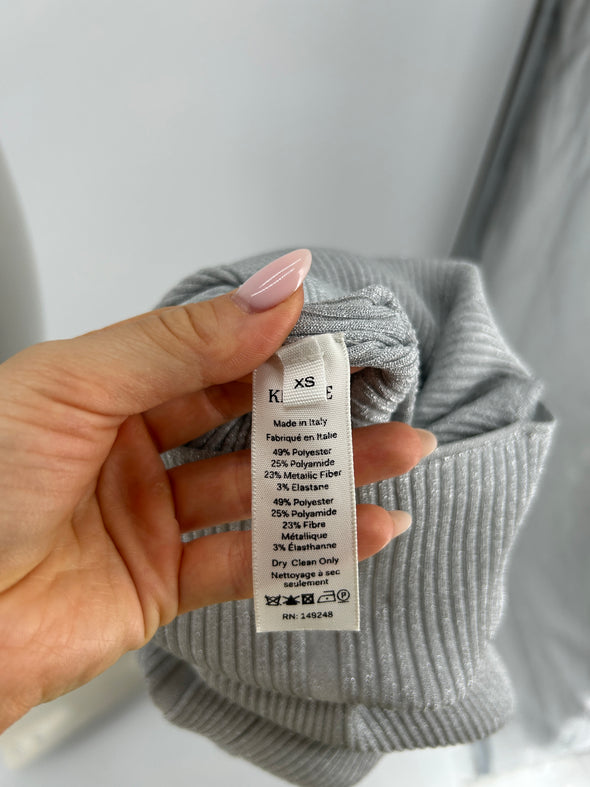 Robe argentée
