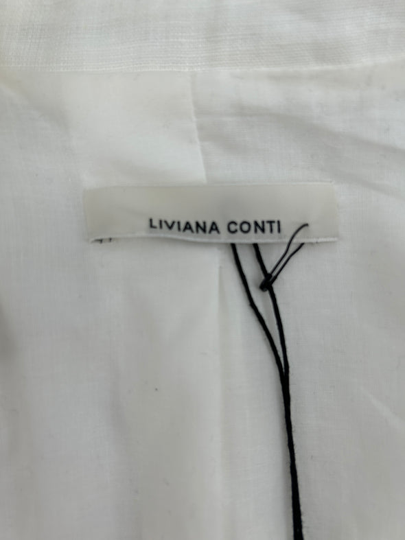 Blazer blanc en lin