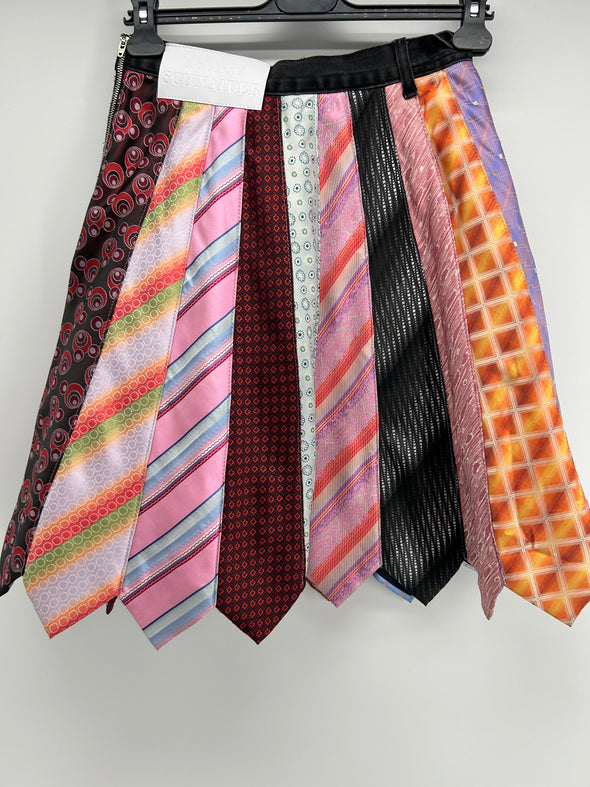 Jupe cravate multicolore