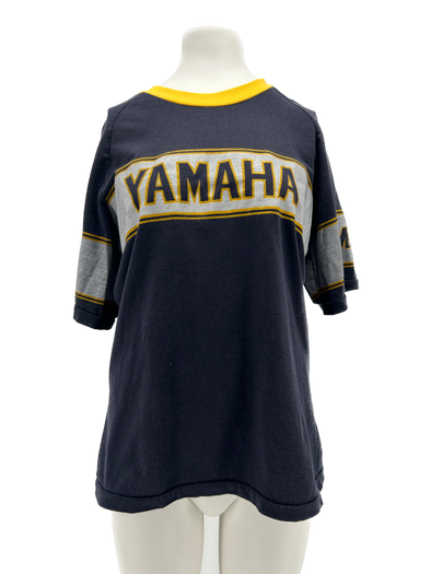 T-shirt noir à motif