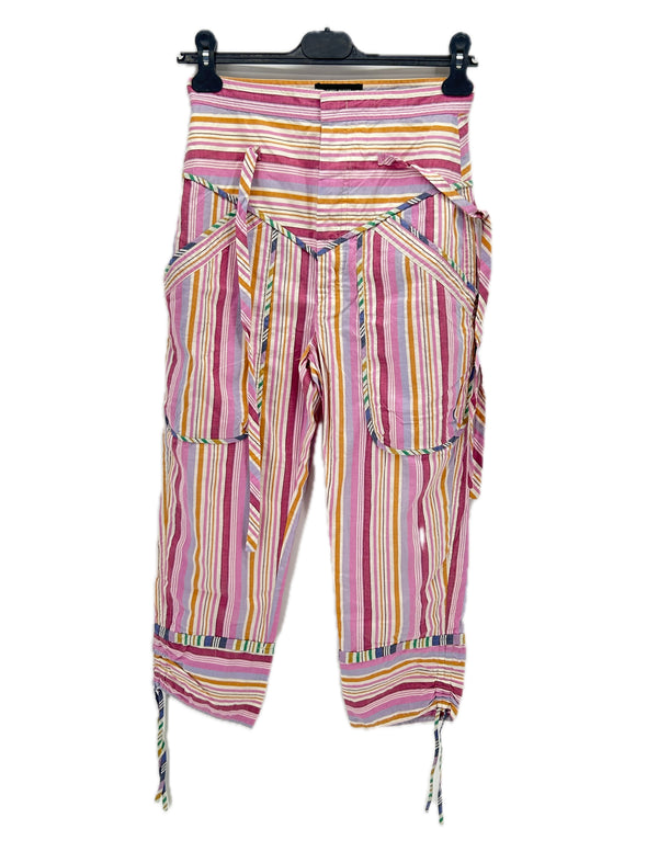 Pantalon à rayures multicolore