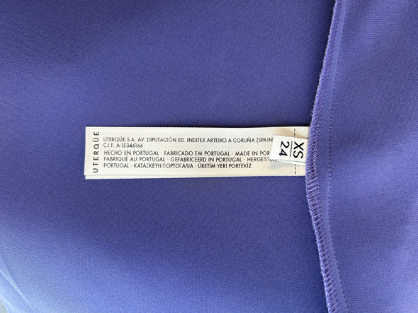 Robe longue violette