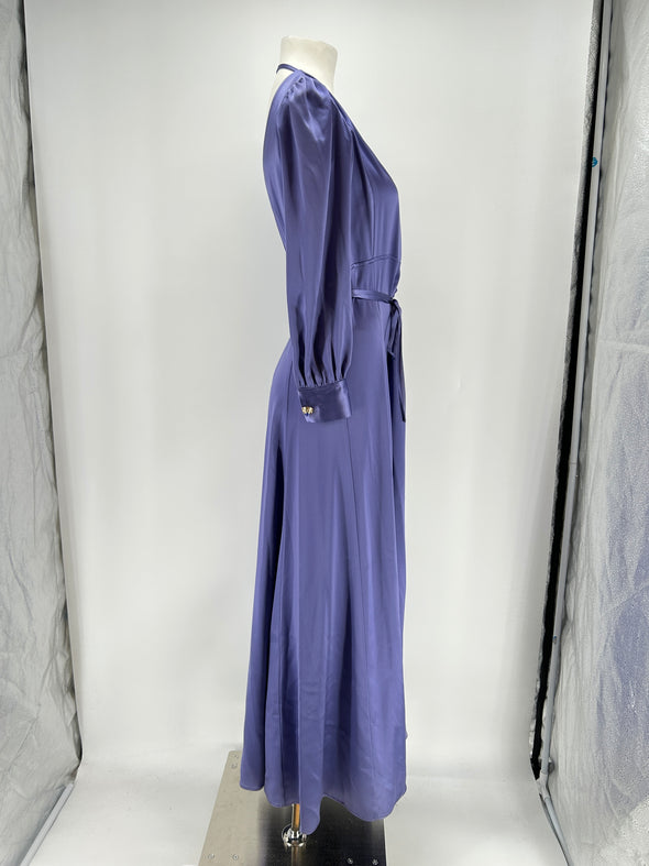 Robe longue violette