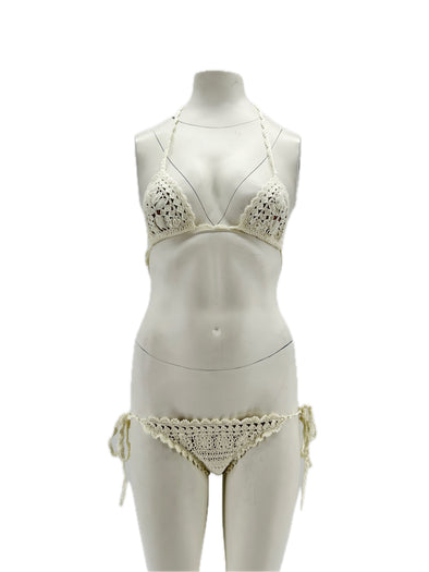Maillot de bain deux pièces en crochet