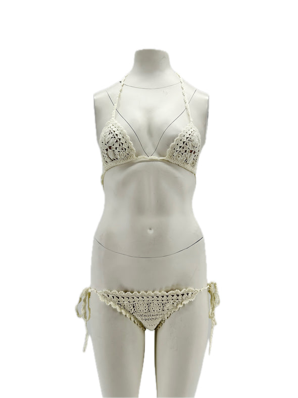 Maillot de bain deux pièces en crochet
