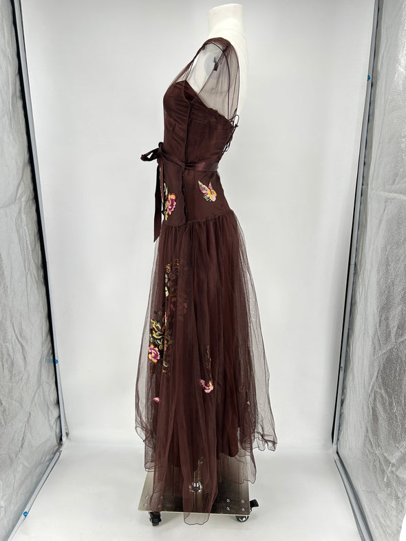Robe marron