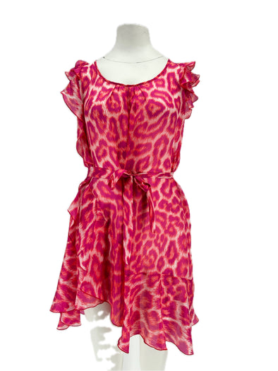 Robe en soie imprimée