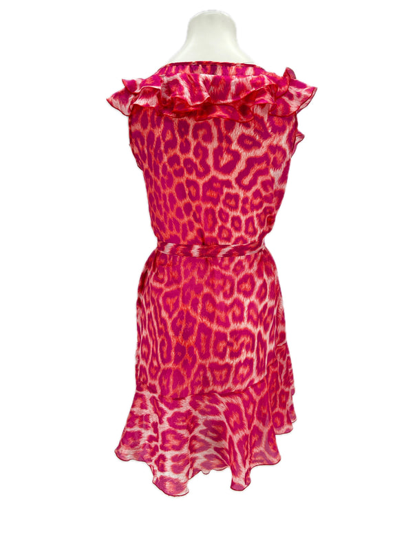 Robe en soie imprimée