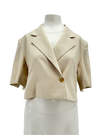 Blazer court beige