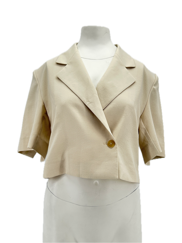 Blazer court beige