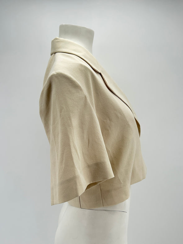 Blazer court beige