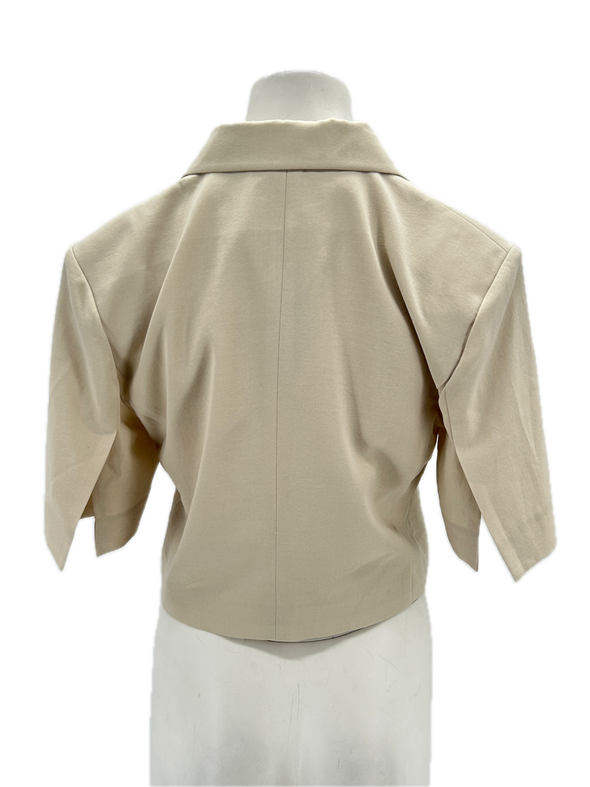 Blazer court beige
