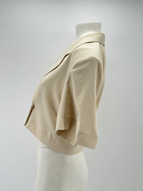 Blazer court beige