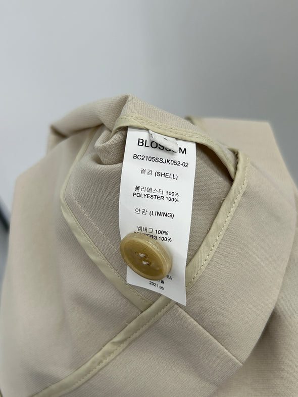Blazer court beige