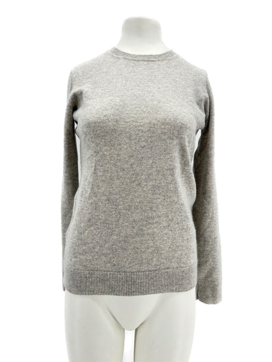 Pull en cachemire gris