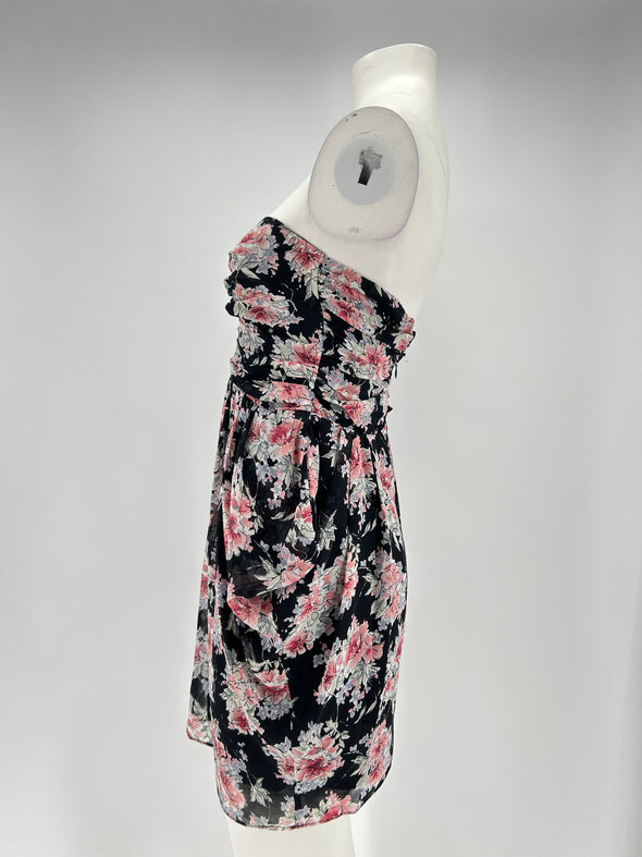 Robe bustier imprimée